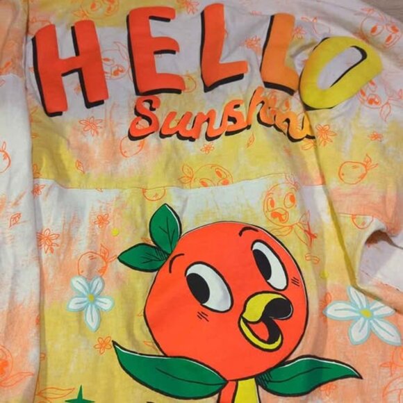 Disney World Epcot Orange Bird 2021 Flower and Garden Spirit Jersey large - Picture 3 of 5
